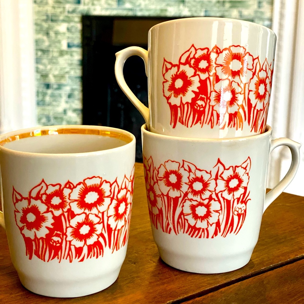 SOLD Vintage USSR mugs